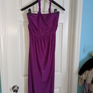Purple aubergine dress